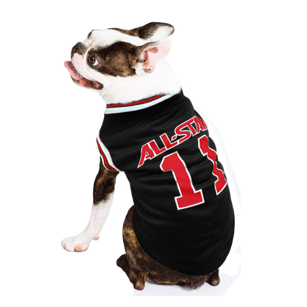 Hot World Cup Ball Spring and Summer Dog Vest Pet Supplies