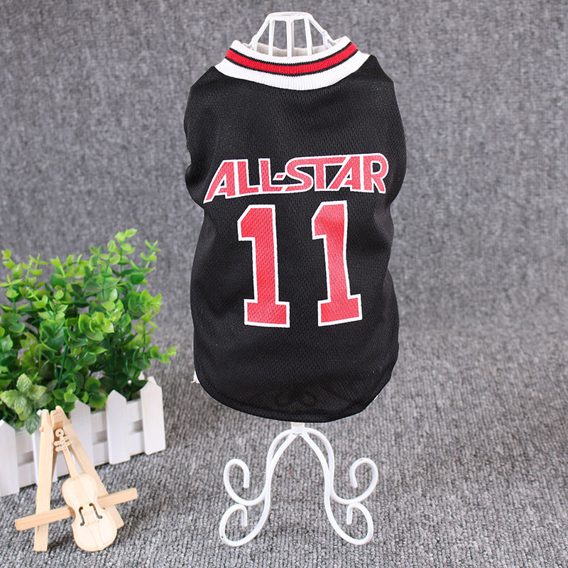 Hot World Cup Ball Spring and Summer Dog Vest Pet Supplies