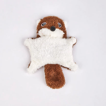 Interactive Cat Toys Cat Kicking Plush Toys for All Breeds Creative Flying Squirrel Kitten Sound Toy for Home Pet Room Living