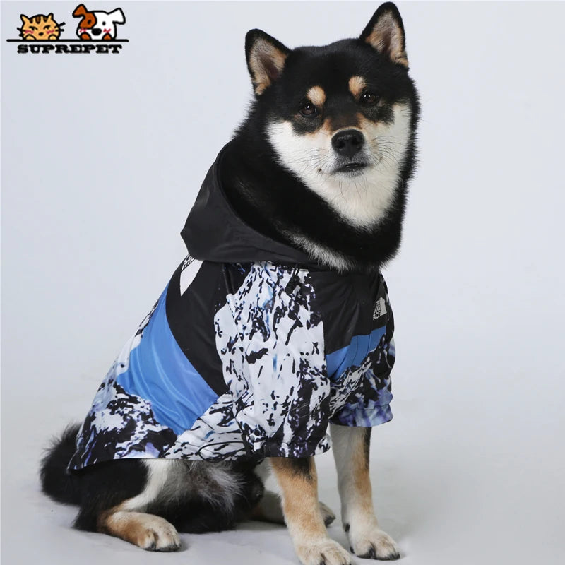 Pet Dog Clothes for French Bulldog Windproof the Dog Face Jacket Waterproof Dog Jackets Puppy Sports Clothes Ropa Perro