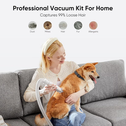 Dog Grooming Vacuum Kit