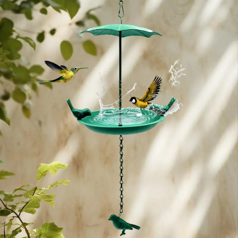 Outdoor Bird Feeder Bird Food Bowl Bird Feeder Wild Bird Feeders Squirrel-Proof Garden Decor Iron Outdoor Bird Baths Bird