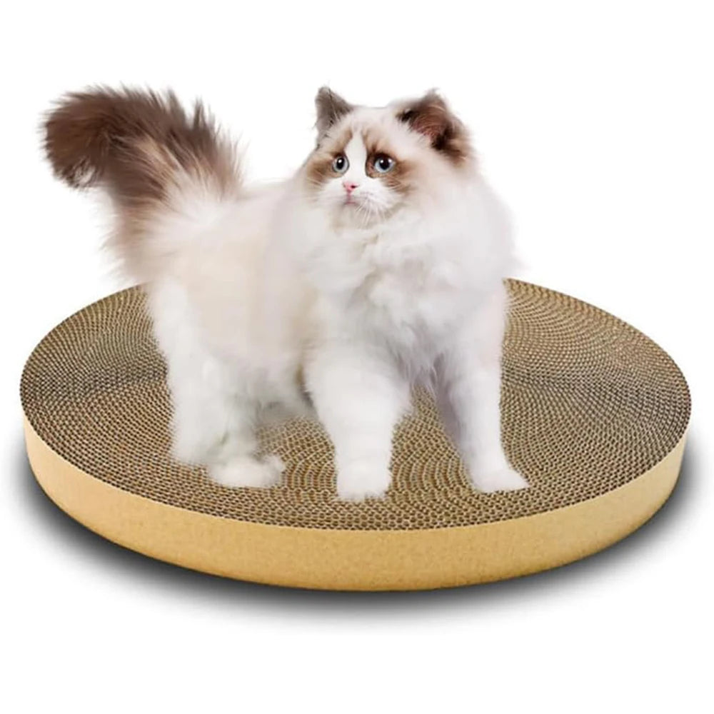 Cat Scratcher Replacement Pads for Active Play round Cardboard Replacement Scratcher Insert Refill Scratching Pad Cats Supplies