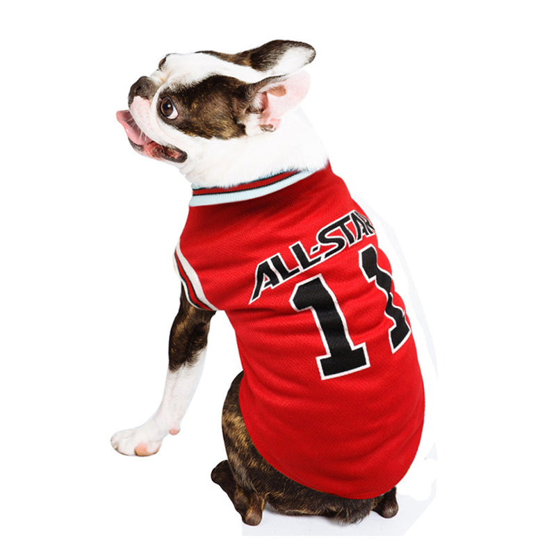Hot World Cup Ball Spring and Summer Dog Vest Pet Supplies