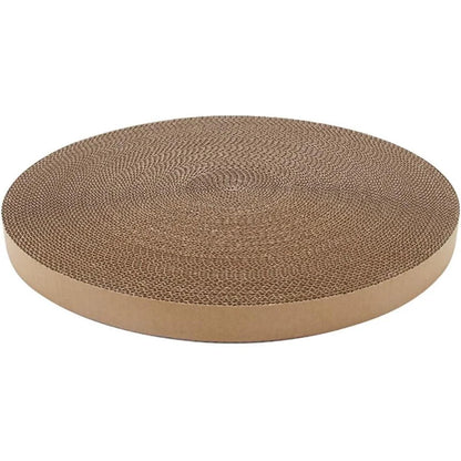 Cat Scratcher Replacement Pads for Active Play round Cardboard Replacement Scratcher Insert Refill Scratching Pad Cats Supplies