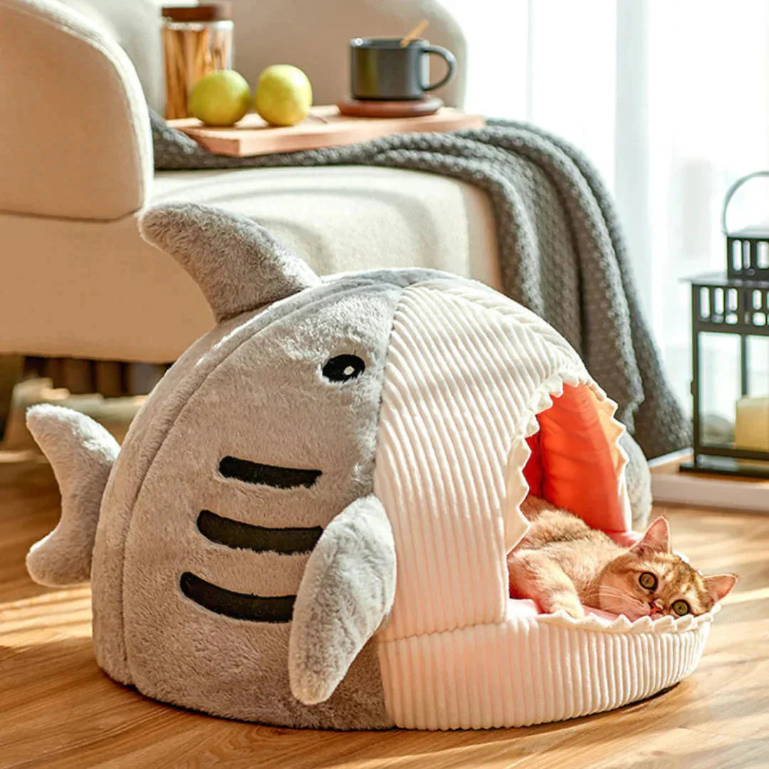 Cozy Shark Luxury Pet Bed