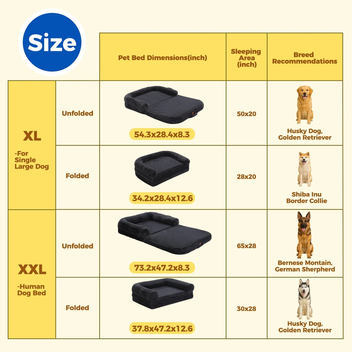 Dog Beds Mat Pet Bed Foldable & Portable Design Machine Washable No Installation Needed Dog Beds and Furniture Dog Accessories