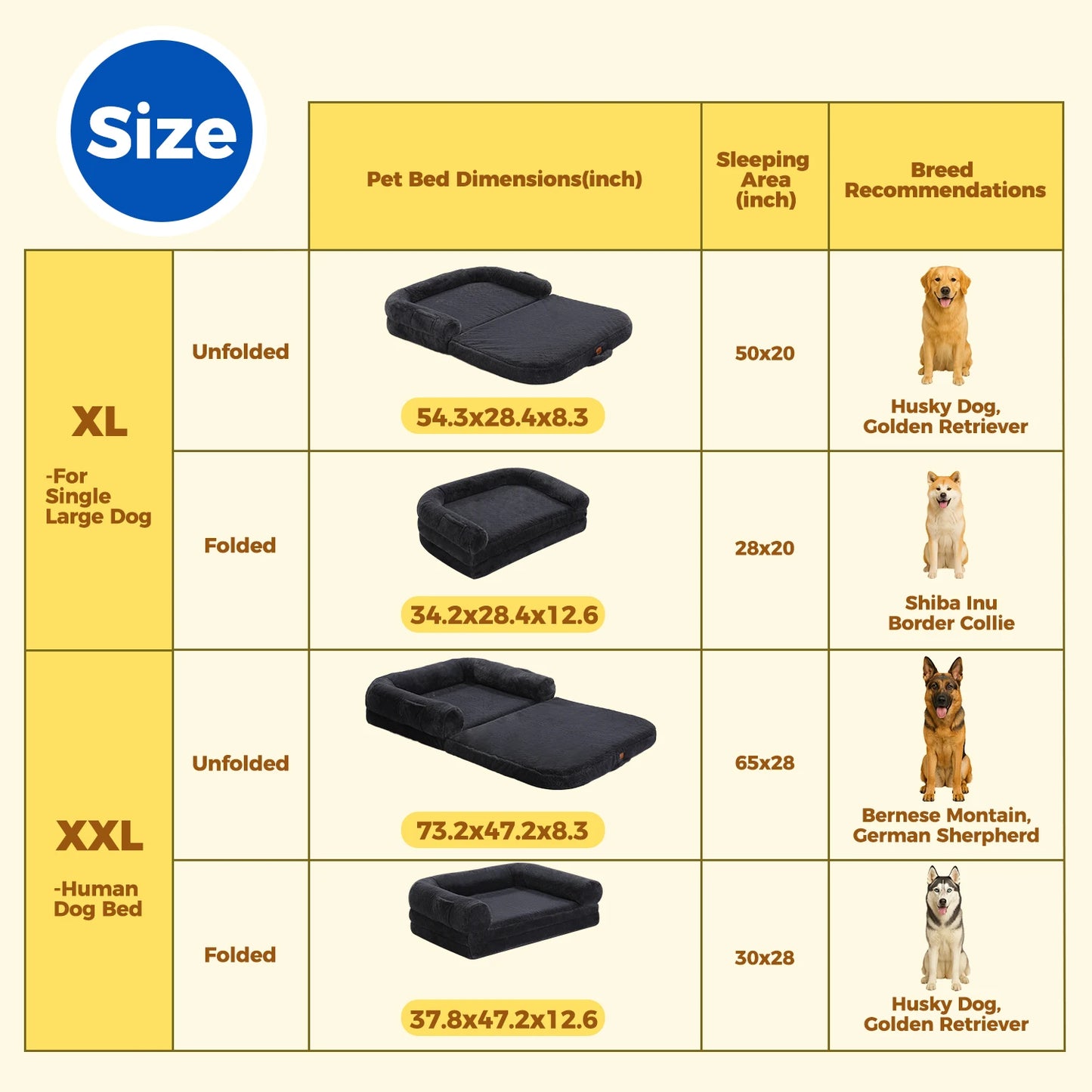 Dog Beds Mat Pet Bed Foldable & Portable Design Machine Washable No Installation Needed Dog Beds and Furniture Dog Accessories