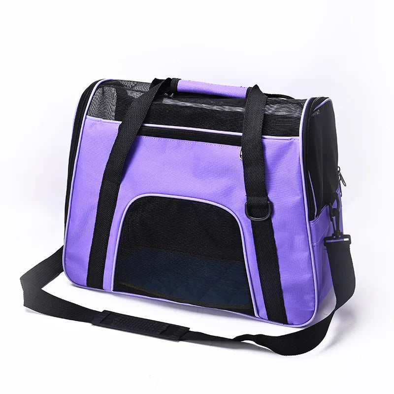 Pet Bag Wear-Resistant Cat Bag Carriers Backpack Breathable Pet Carriers Bag Cat Handbag Outdoor Travel Dog Supplies Carriers