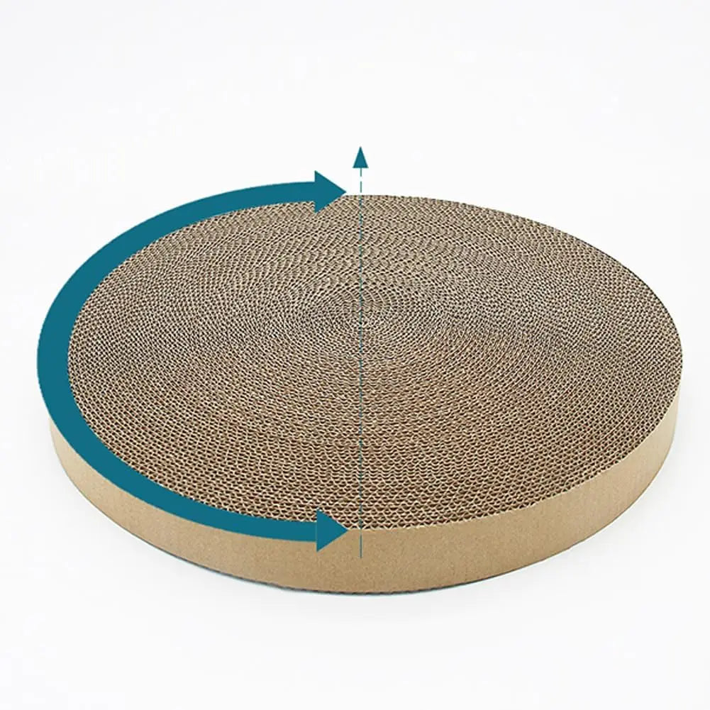 Cat Scratcher Replacement Pads for Active Play round Cardboard Replacement Scratcher Insert Refill Scratching Pad Cats Supplies