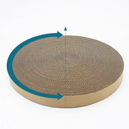 Cat Scratcher Replacement Pads for Active Play round Cardboard Replacement Scratcher Insert Refill Scratching Pad Cats Supplies
