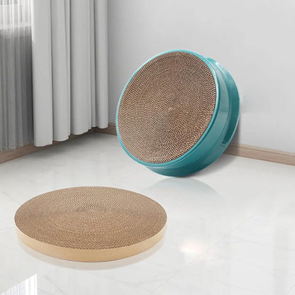 Cat Scratcher Replacement Pads for Active Play round Cardboard Replacement Scratcher Insert Refill Scratching Pad Cats Supplies