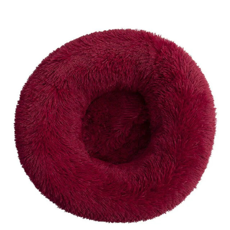 Long Plush Fluffy Pet Dog Bed Calming Dog Beds