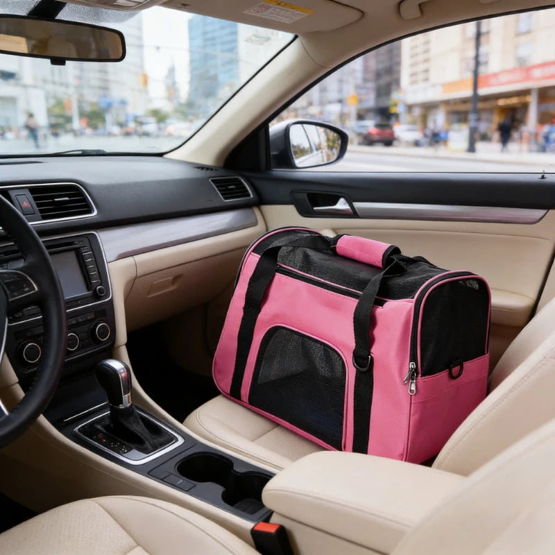 Pet Bag Wear-Resistant Cat Bag Carriers Backpack Breathable Pet Carriers Bag Cat Handbag Outdoor Travel Dog Supplies Carriers