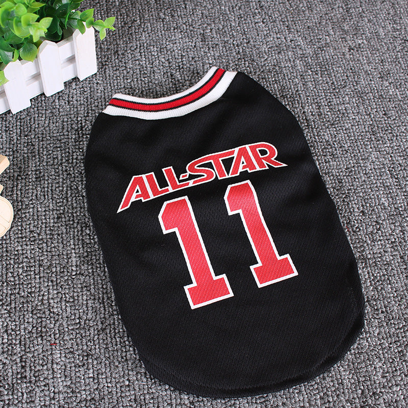 Hot World Cup Ball Spring and Summer Dog Vest Pet Supplies