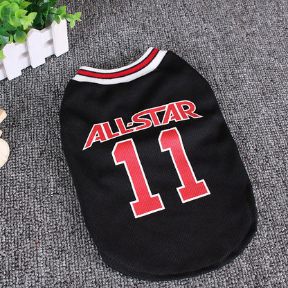 Hot World Cup Ball Spring and Summer Dog Vest Pet Supplies