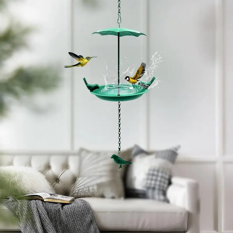 Outdoor Bird Feeder Bird Food Bowl Bird Feeder Wild Bird Feeders Squirrel-Proof Garden Decor Iron Outdoor Bird Baths Bird